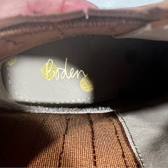 Boden NWOT Western Ankle Boots in Tan Women’s Sz 39 (US 8) - Picture 7 of 12